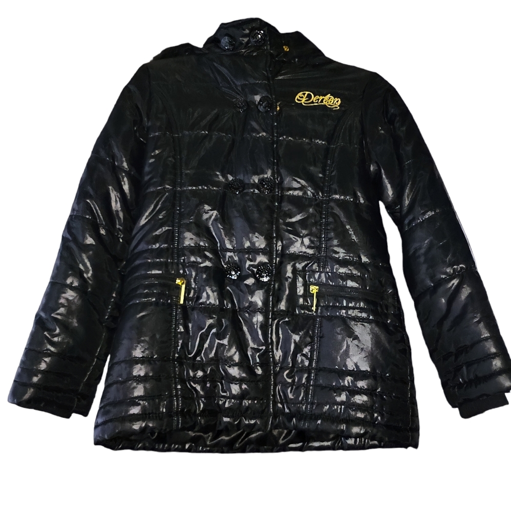 Rare! Vintage Y2K Dereon Fur Trim Puffer Jacket